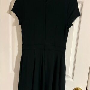 LOFT Elegant Dark Green Short Sleeve Dress